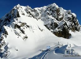 Cerro Castor Telesilla Las piedras hacia la cumbre